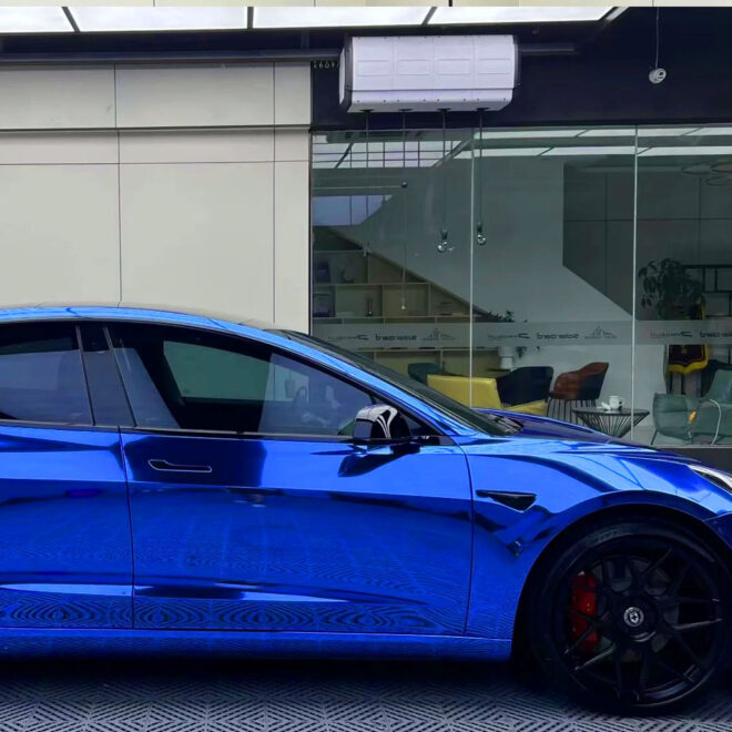 Color Paint Protection Film Super Chrom Nile Blue - Image 2