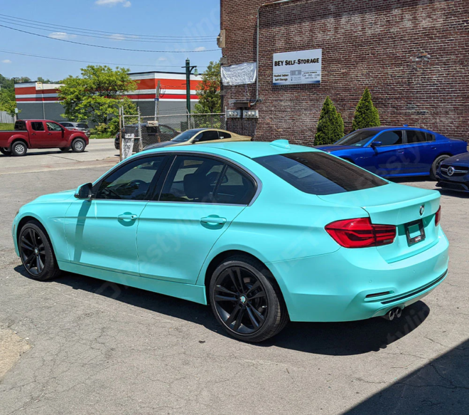 Paint Protection Film Gloss Tiffany Blue Color - Image 3