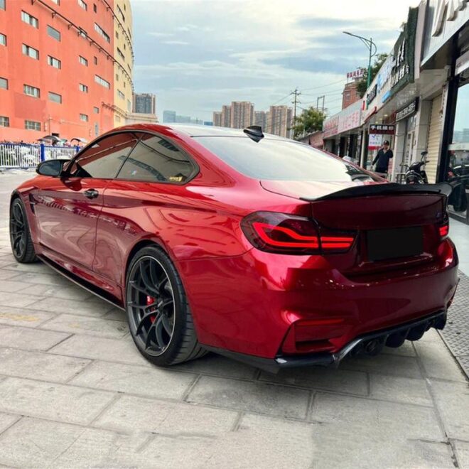 Color Paint Protection Film Liquid Metal Red - Image 2