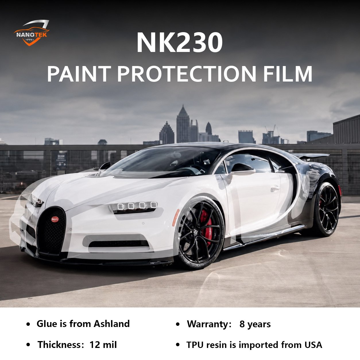 Clear PPF Coating Film NK230 12 MiI