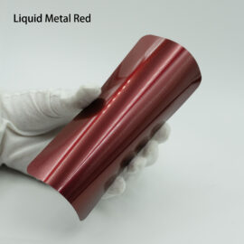 Color Paint Protection Film Liquid Metal Red