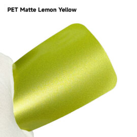 Matte Lemon Yellow Car Wrap Film