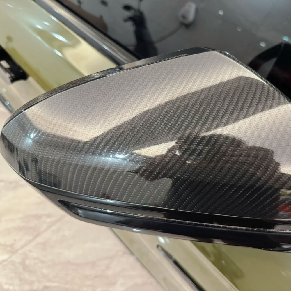 Color Paint Protection Film 5D Carbon Fiber Black Rough Pattern - Image 2