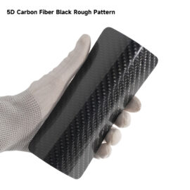 Color Paint Protection Film 5D Carbon Fiber Black Rough Pattern