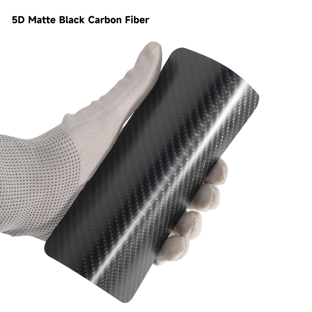 Color Paint Protection Film 5D Matte Black Carbon Fiber