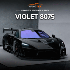 81% VLT Chameleon Window Film 2 Mil – VLOLET 8075