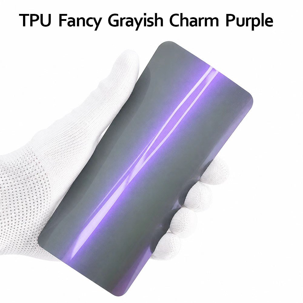 Color Paint Protection Film TPU Fancy Grayish Charm Purple