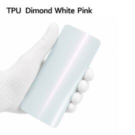 Color Paint Protection Film TPU Dimond White Pink