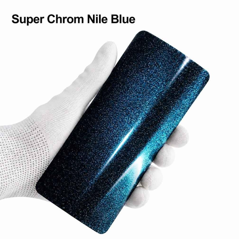 Color Paint Protection Film Super Chrom Nile Blue