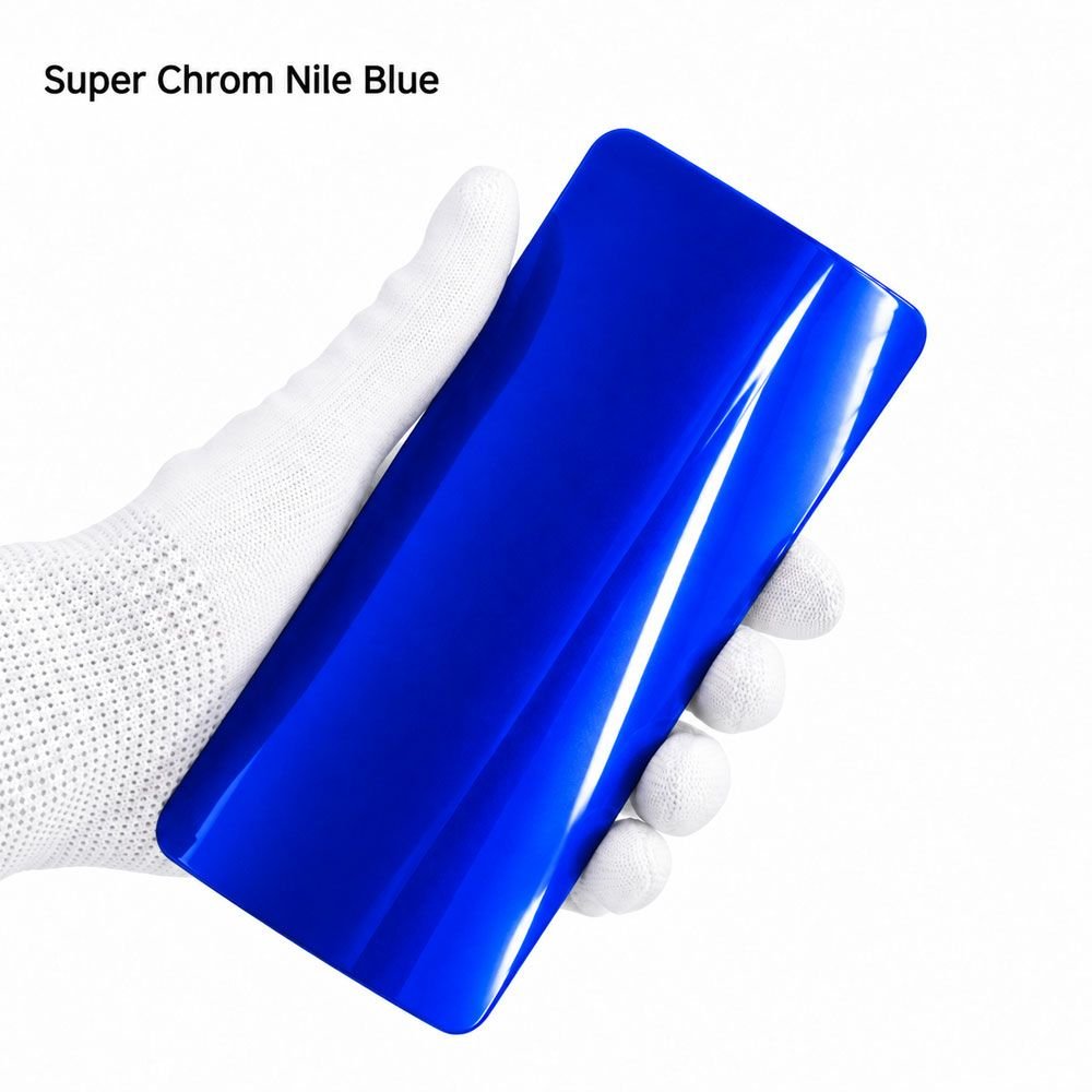 Color Paint Protection Film Super Chrom Nile Blue