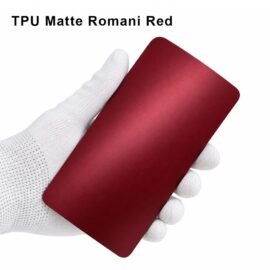 Color Paint Protection Film TPU Matte Romani Red